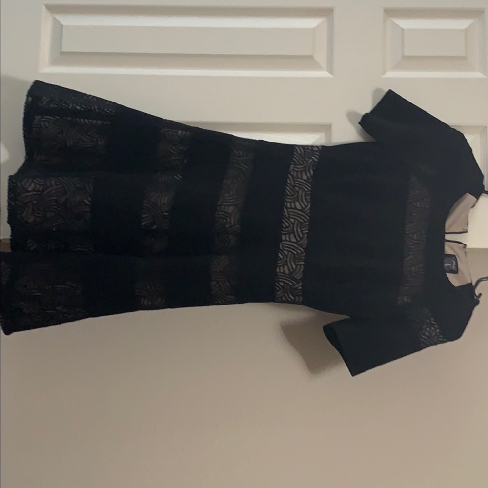 Black and Tan Dress